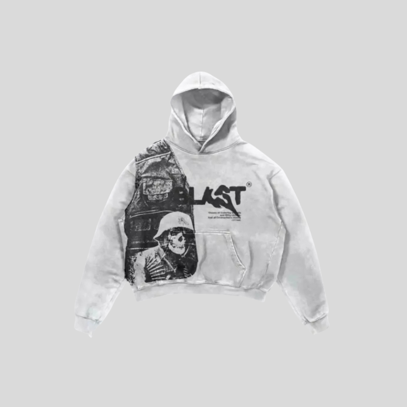 Unisex Streetwear Hoodie met Grafische Print – Oversized Pasvorm | Meerdere Kleuren