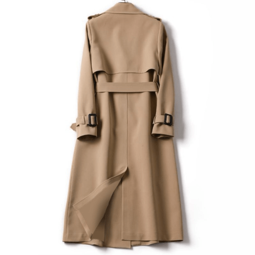 Moderne Dames Trenchcoat met Tijdloze Vintage Stijl