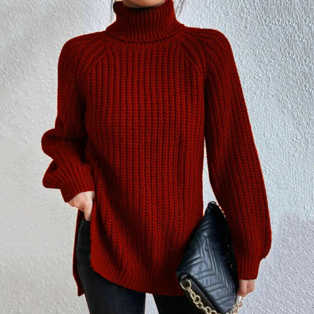 Mariska | Zachte Dames Rollneck Trui | Comfortabele Loose Fit met Lange Mouwen
