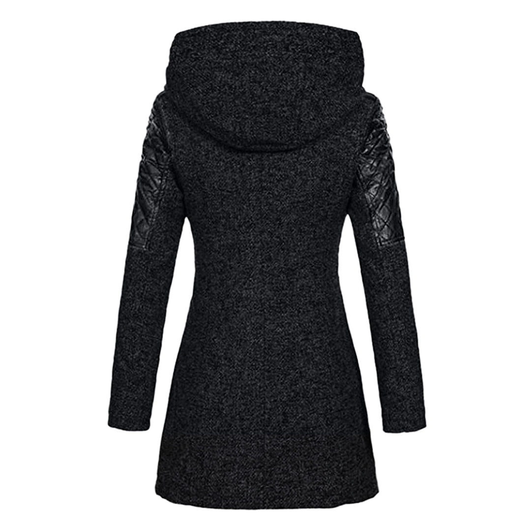 Cora | Stijlvolle Lange Dameswinterjas met Warme Capuchon