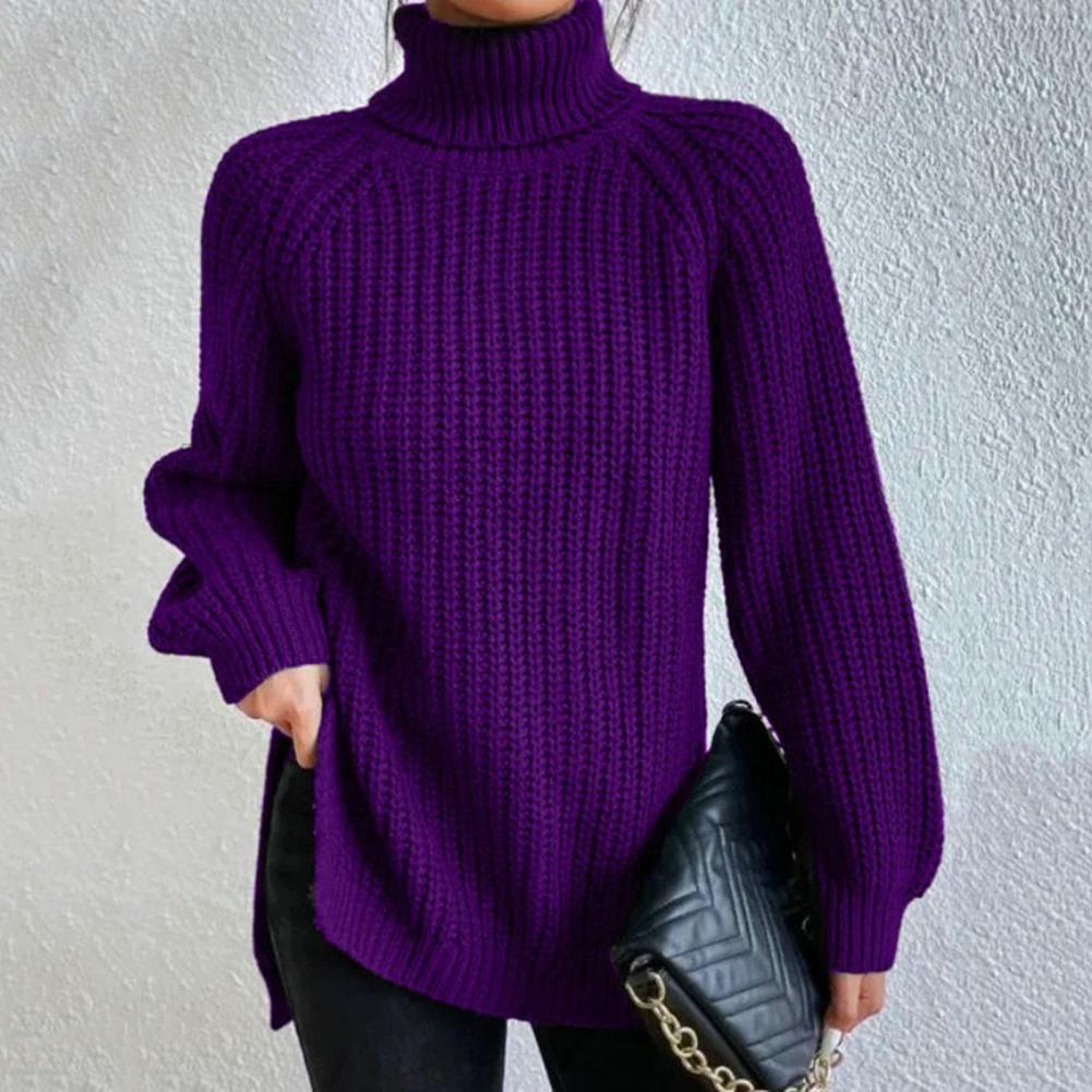 Mariska | Zachte Dames Rollneck Trui | Comfortabele Loose Fit met Lange Mouwen