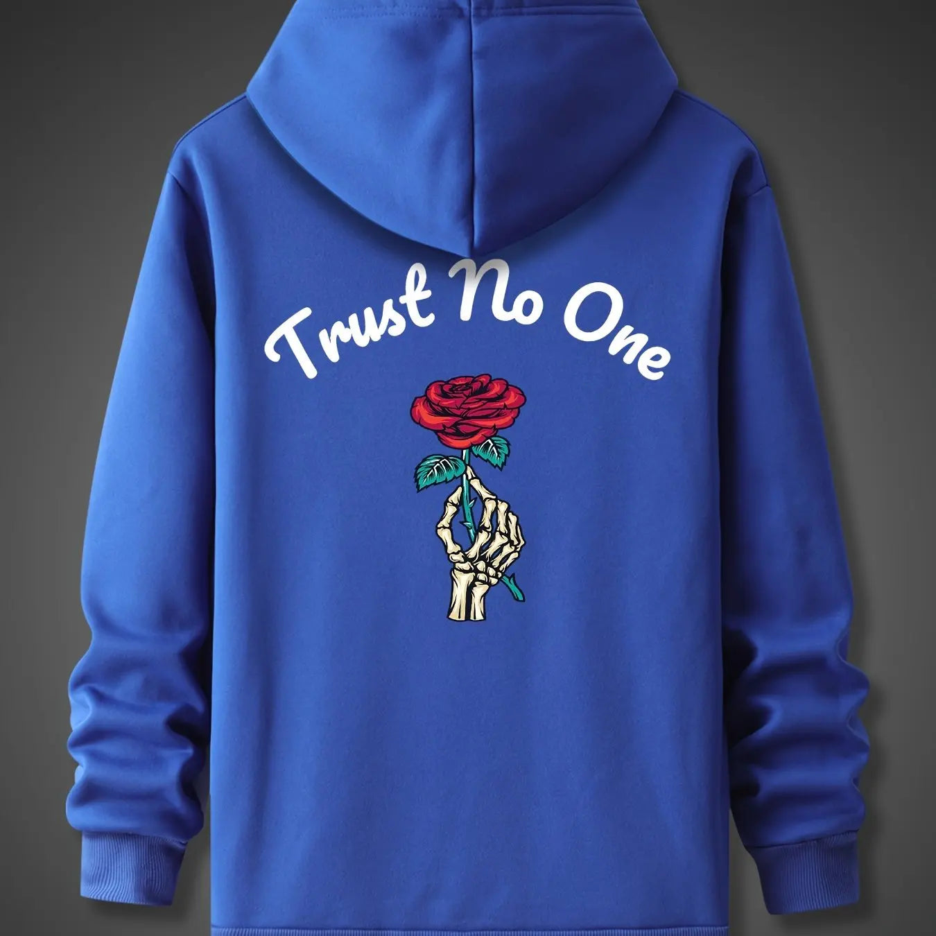 Trust No One” Hoodie – Unisex Streetwear Trui met Roos Design