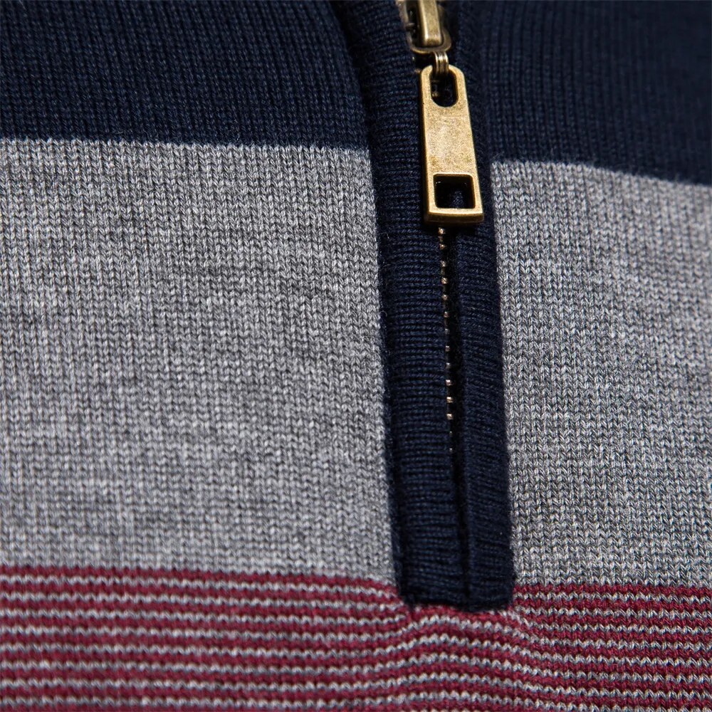 Stijlvolle Half-Zip Trui | Comfortabele en Modieuze Pasvorm