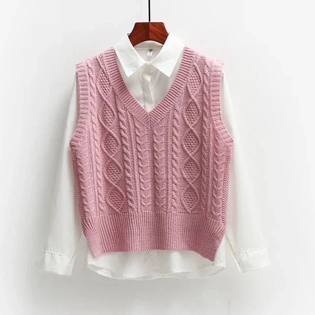 Sofie | Stijlvol Dames Vest | Kabelgebreid Comfortabel