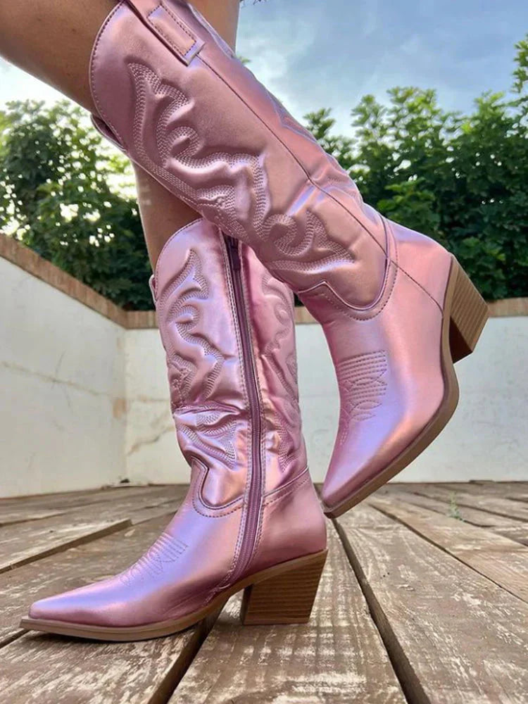 Elegante Dames Cowboylaarzen – Moderne Westerse Stijl met Comfort