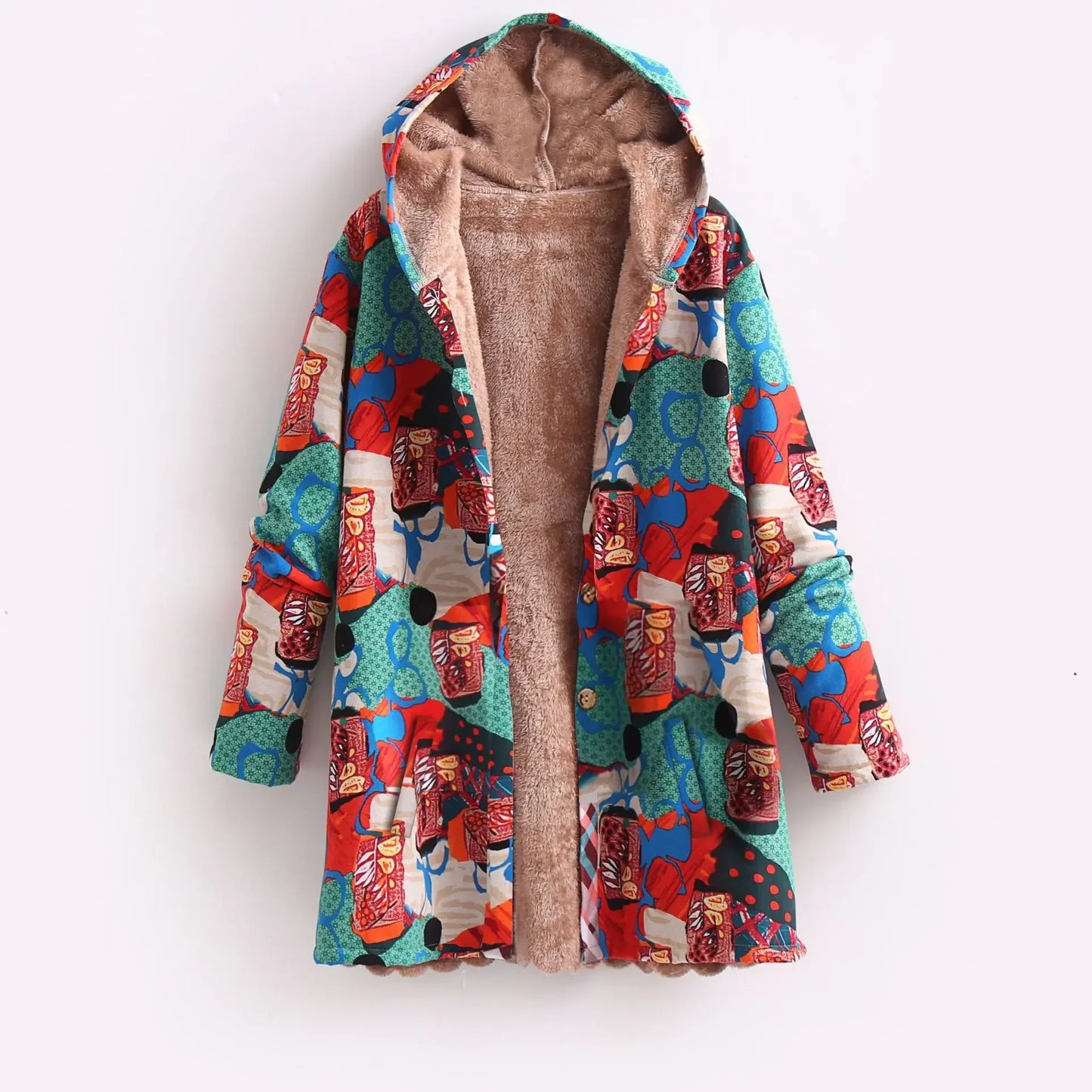 Anne | Zachte Dames Fleece Jas met Warme Capuchon