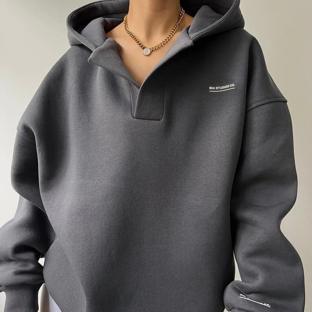 Morgan | Comfortabele Dames Oversized Hoodie met Druppel Schouder