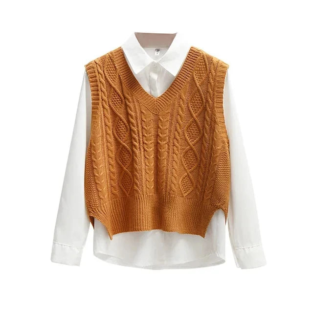 Sofie | Stijlvol Dames Vest | Kabelgebreid Comfortabel