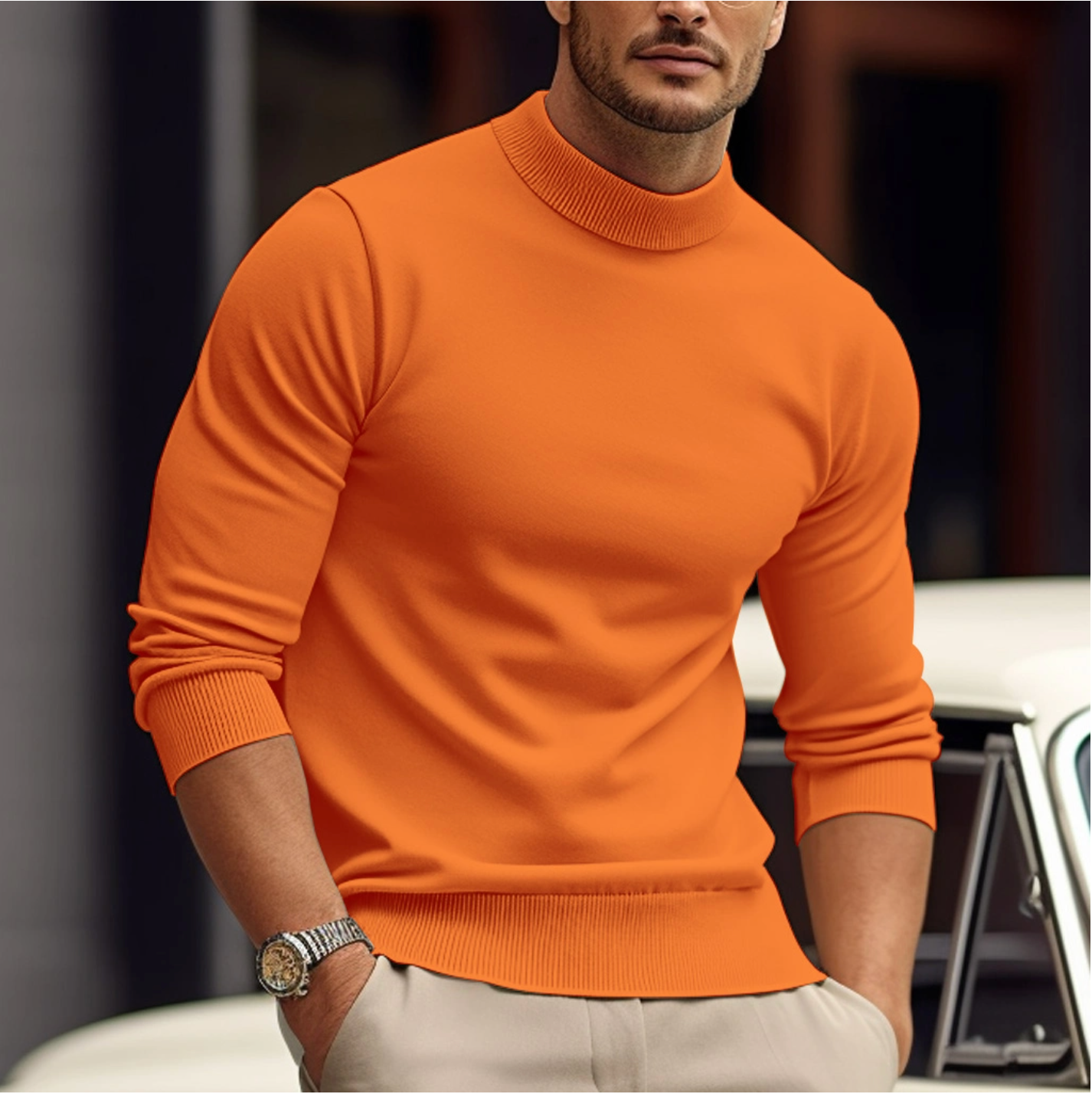 Mick | Moderne Comfortabele Heren Sweater