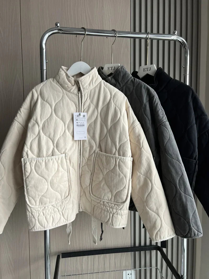 Esther | Stijlvolle Pocket-Detail Everyday Jas