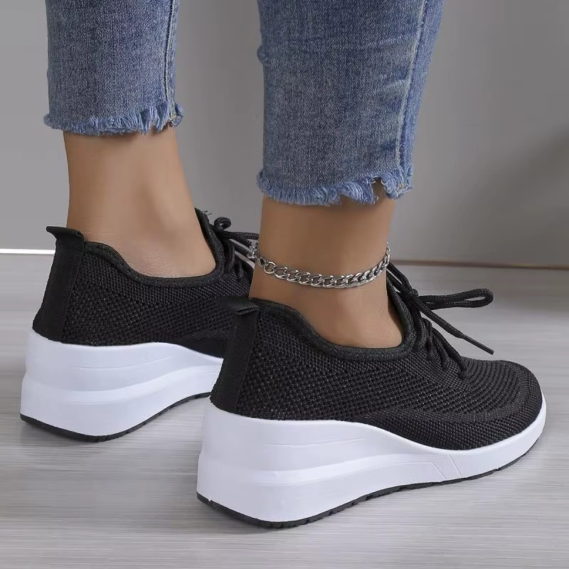 Comfortabele Dames Sneakers met Geheugen Schuim - Lichtgewicht Ondersteuning
