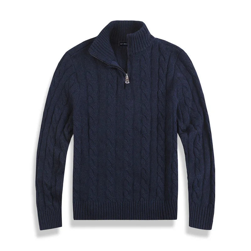 Stijlvolle Old Money Half Zip Trui