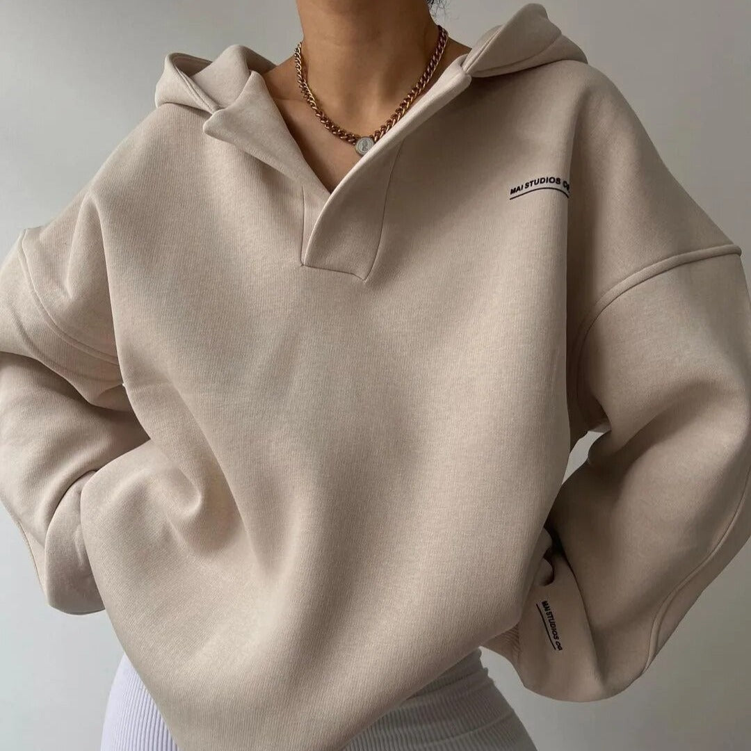 Morgan | Comfortabele Dames Oversized Hoodie met Druppel Schouder