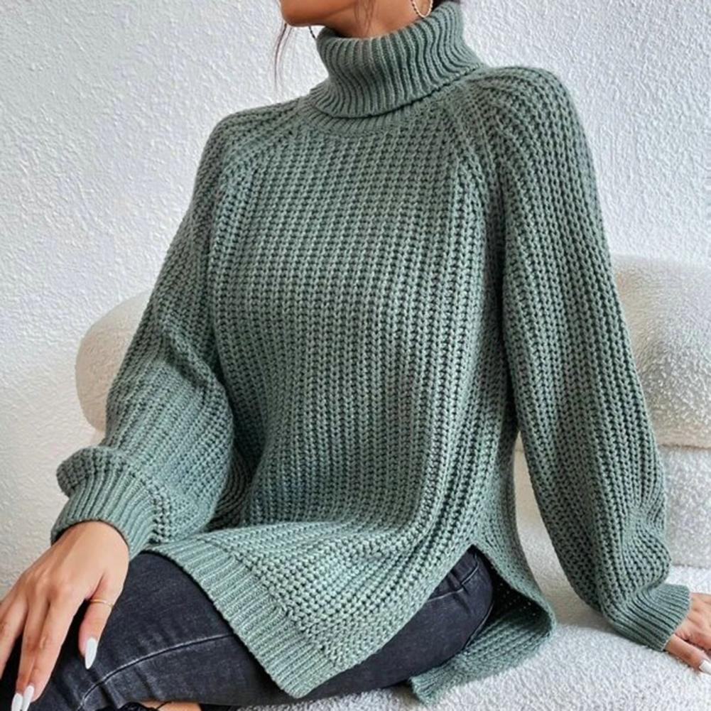 Mariska | Zachte Dames Rollneck Trui | Comfortabele Loose Fit met Lange Mouwen