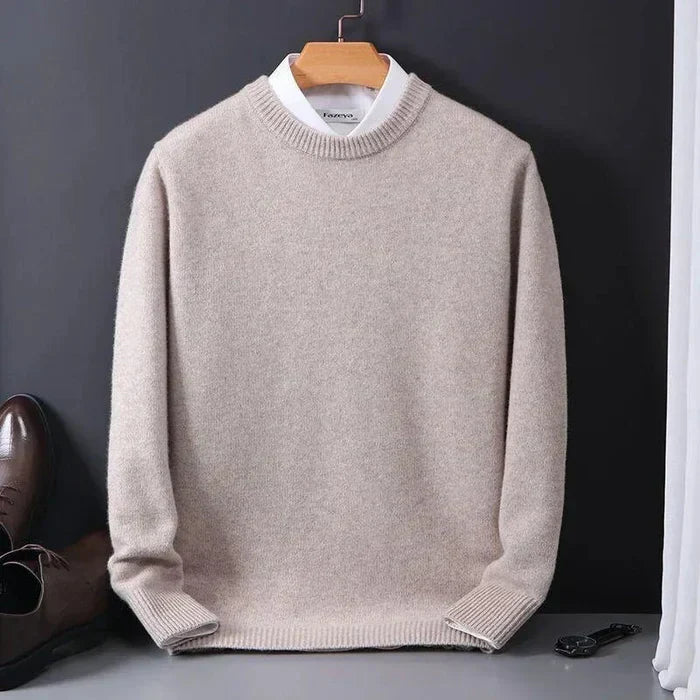Stijlvolle Heren Trui | Luxe Kasjmier Losse Fit