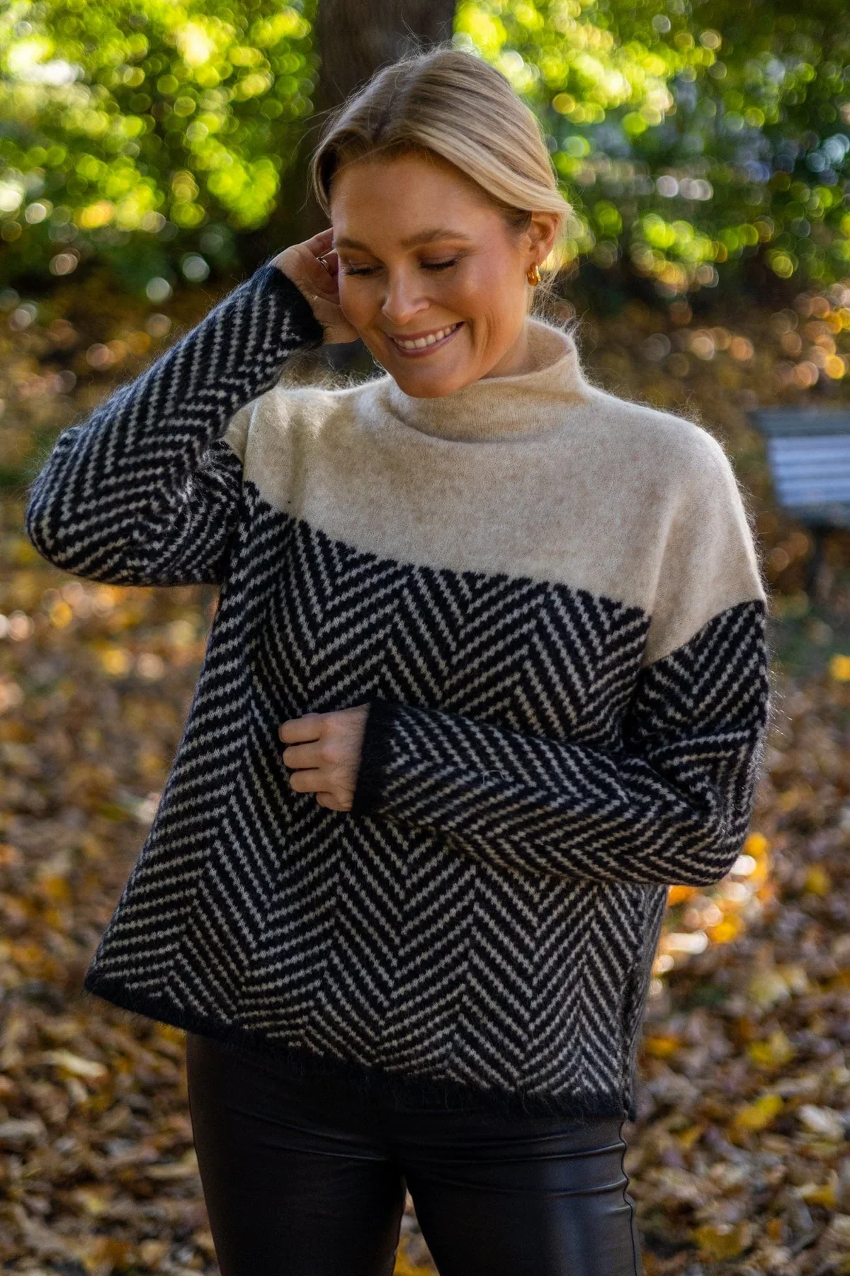 Luxe Zachte Cashmere Coltrui met Hoge Hals