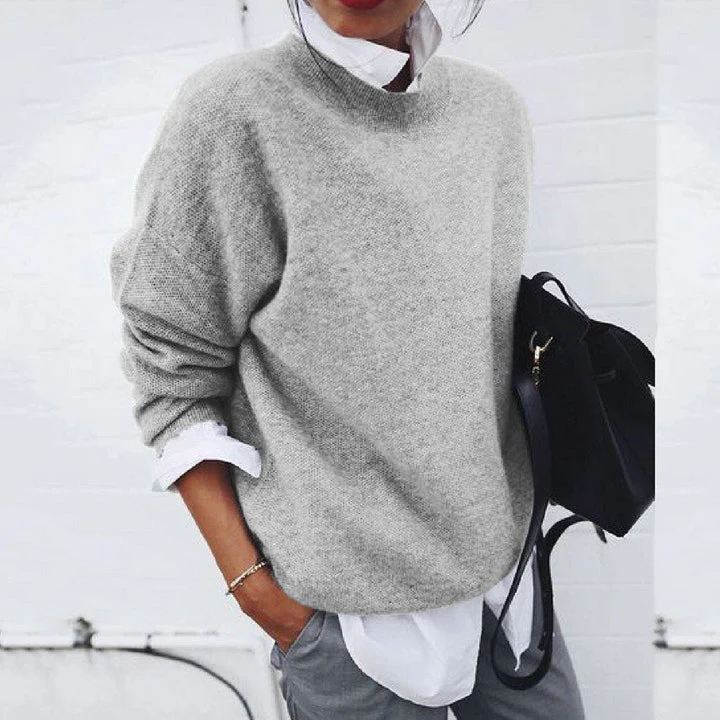 Zachte Casual Cashmere Trui met Effie Design