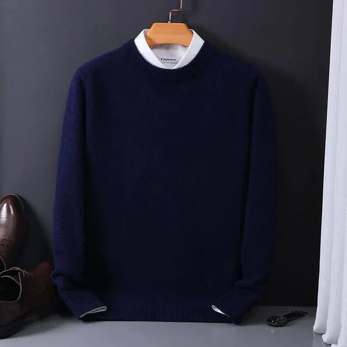 Stijlvolle Heren Trui | Luxe Kasjmier Losse Fit