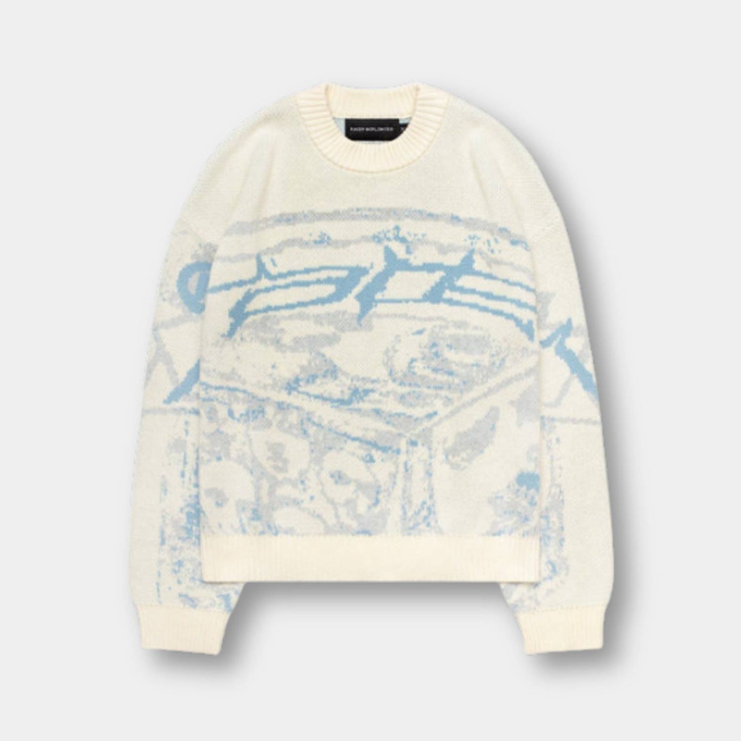Unisex Graphic Knit Sweater – Stijlvolle Comfort voor een Statement Look