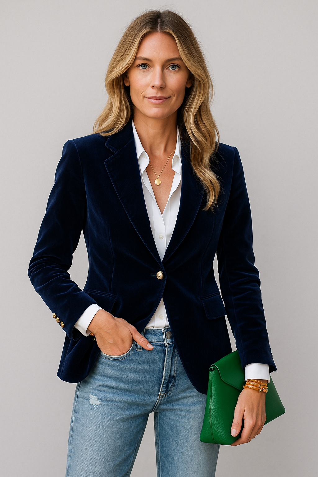 Mireille | Stijlvolle Dames Blazer van Velours