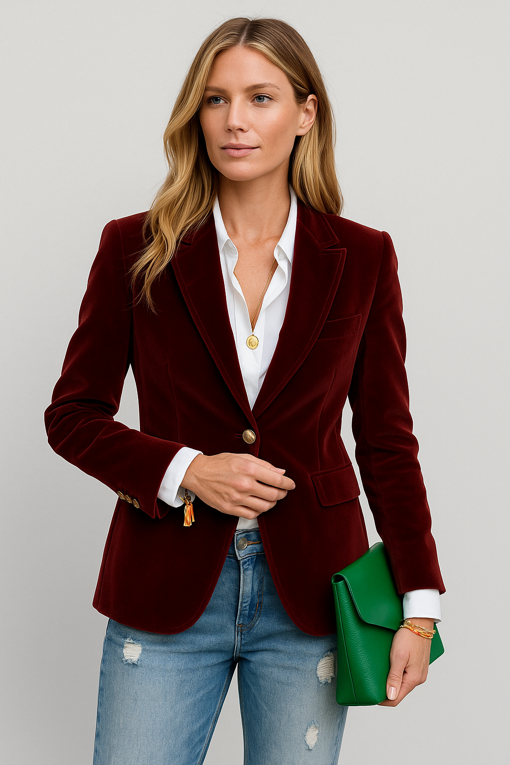 Mireille | Stijlvolle Dames Blazer van Velours