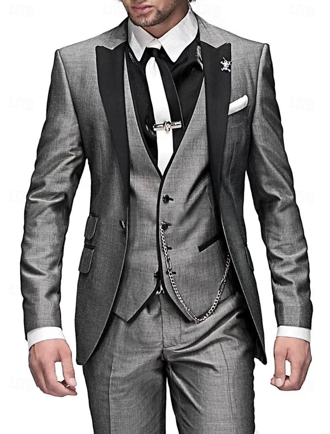 Joost | Stijlvol 3-delig Mannen Ensemble met Blazer, Gilet en Broek