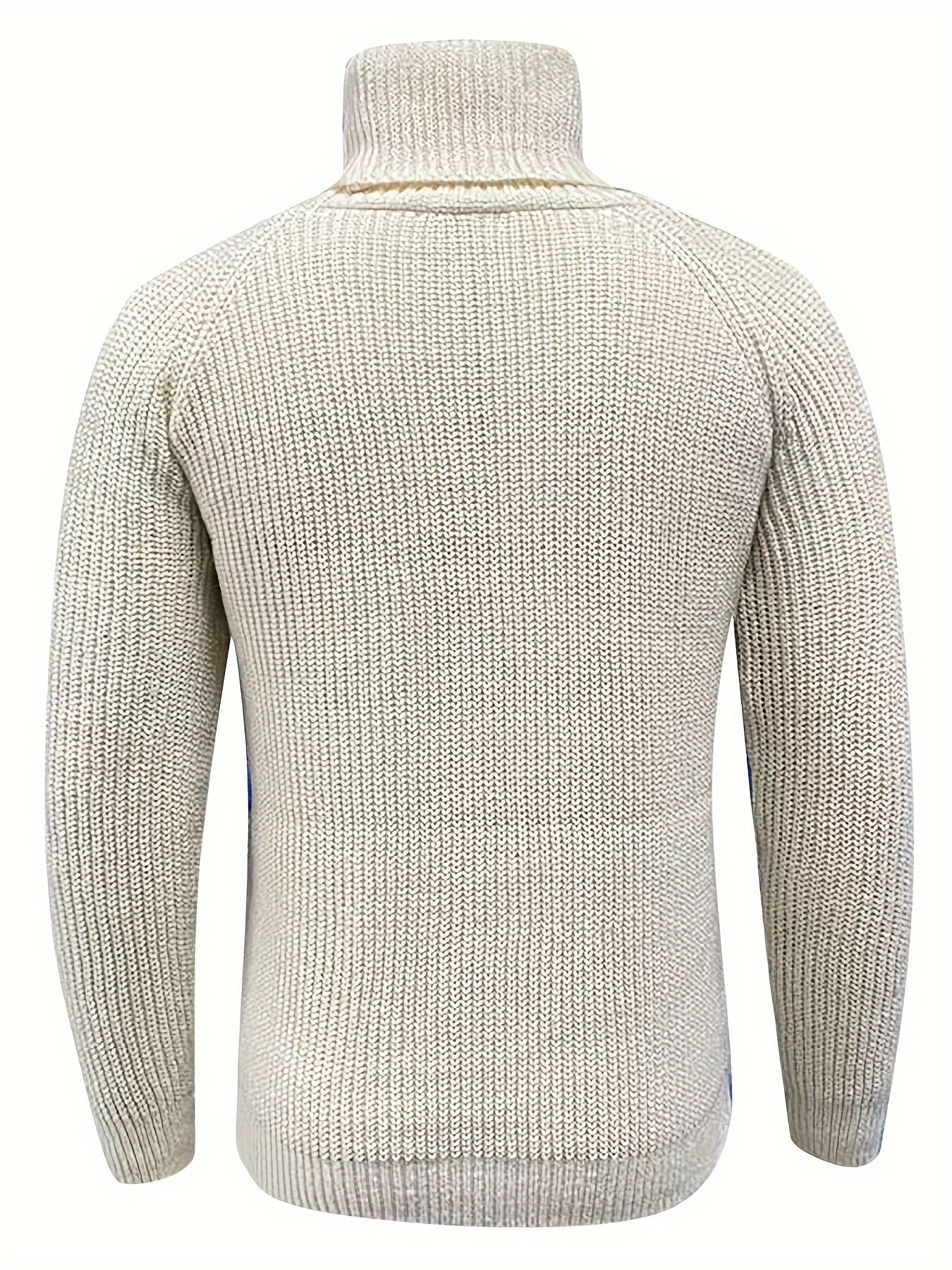 Stijlvolle Heren Coltrui | Vintage Breipullover voor Herfst/Winter