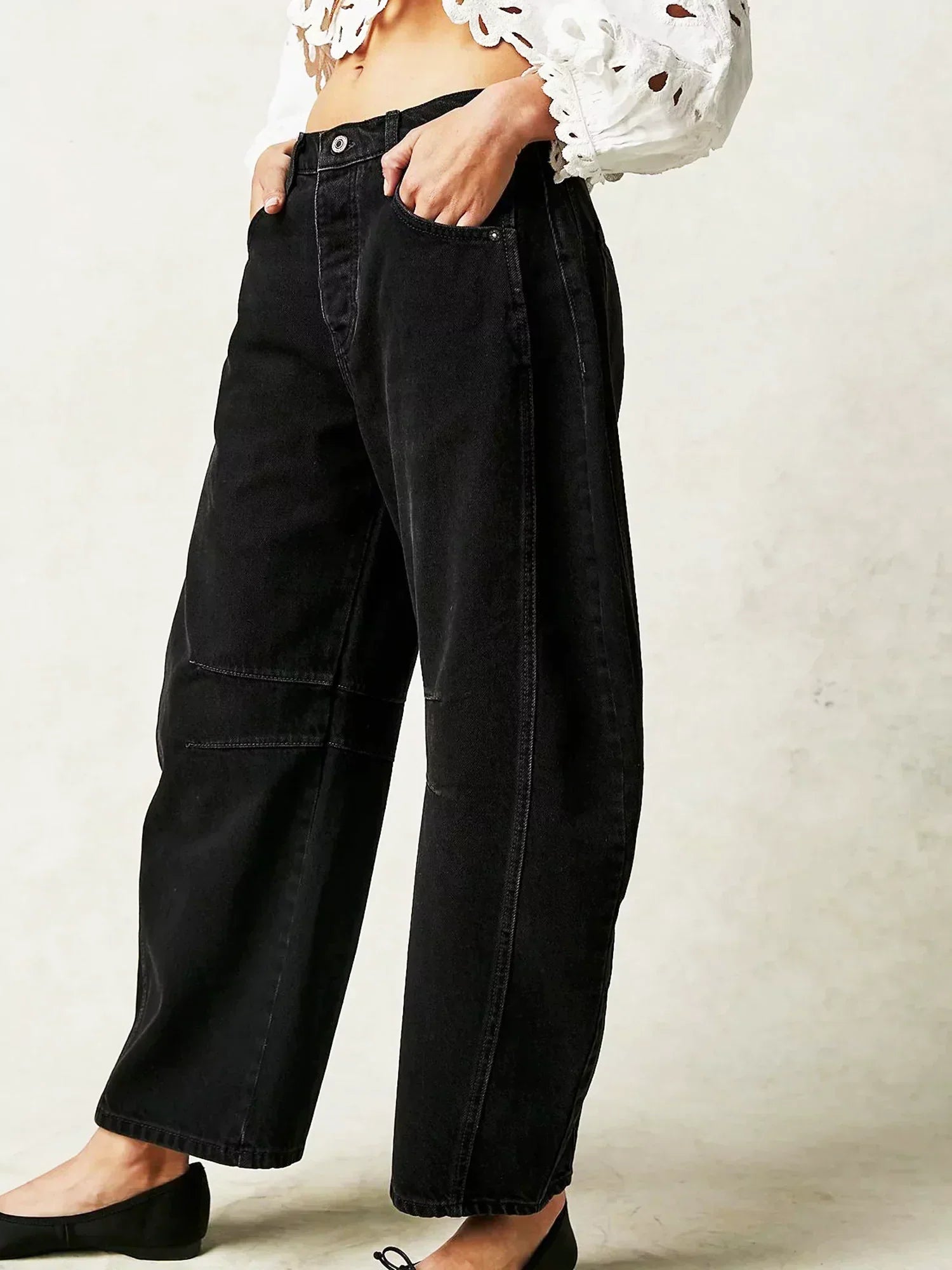 Stijlvolle dames barrel jeans – trendy en comfortabel