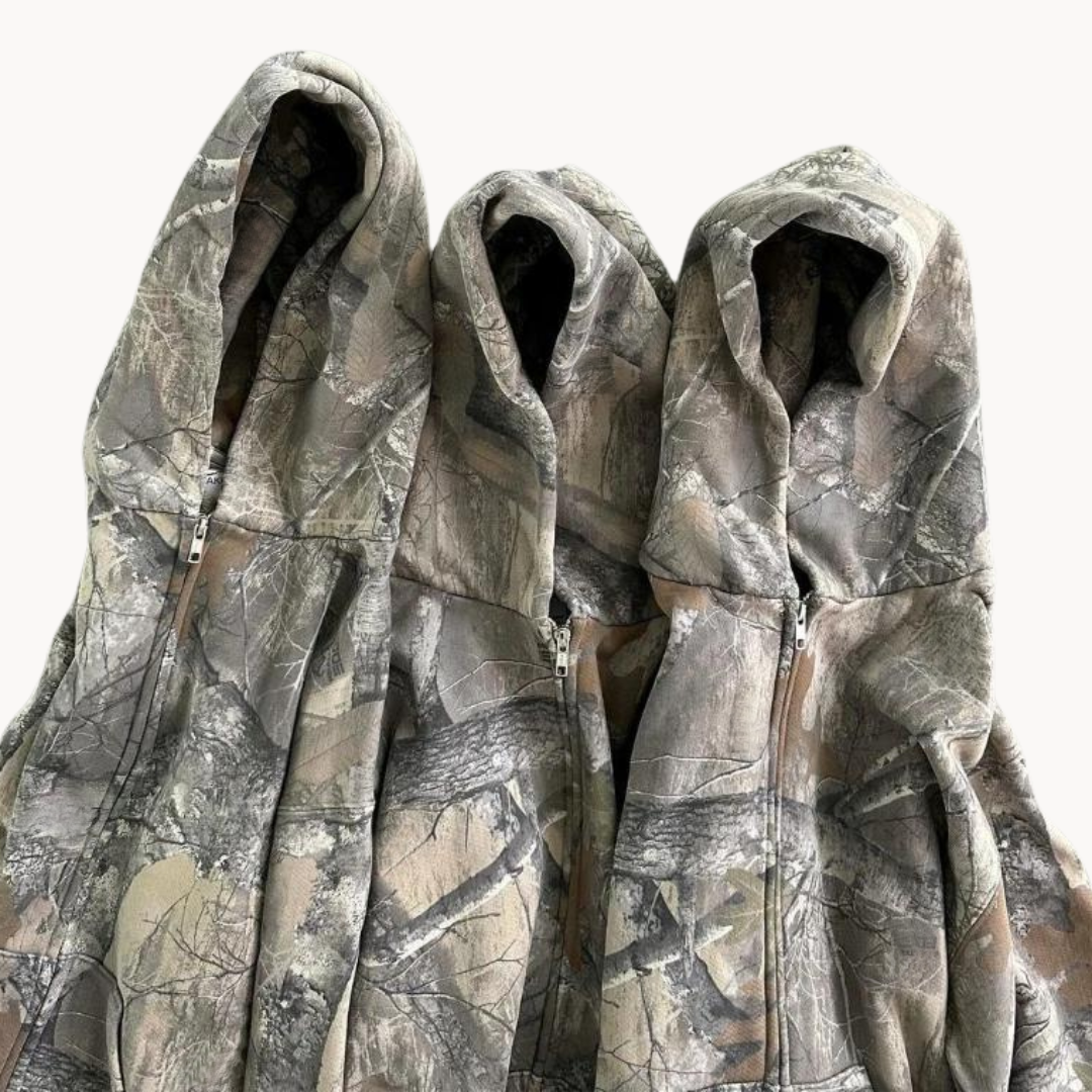 Stijlvolle Camouflage Hoodie | Comfortabele Relaxed Fit