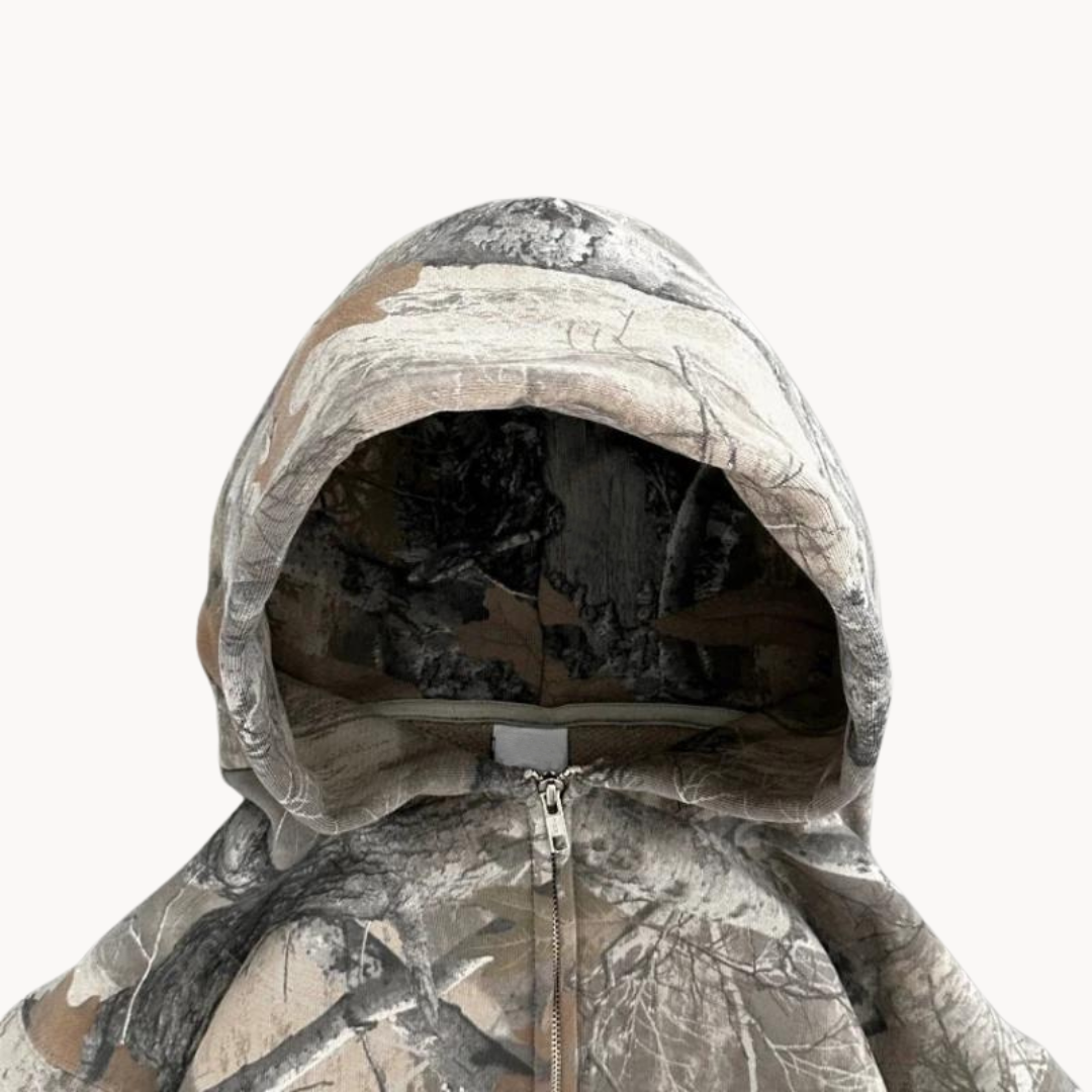 Stijlvolle Camouflage Hoodie | Comfortabele Relaxed Fit