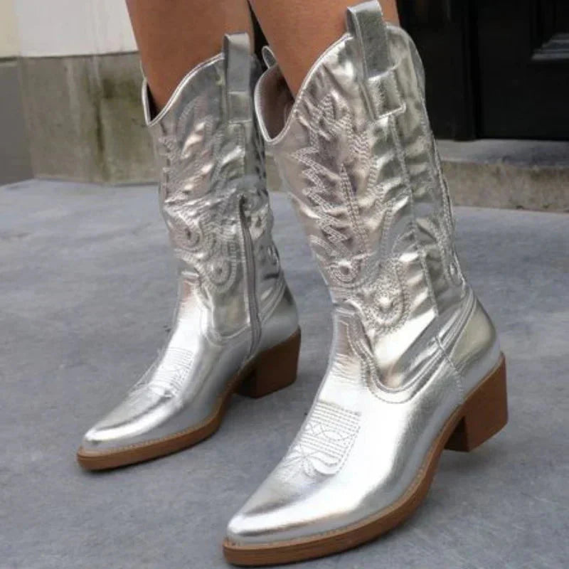 Elegante Dames Cowboylaarzen – Moderne Westerse Stijl met Comfort