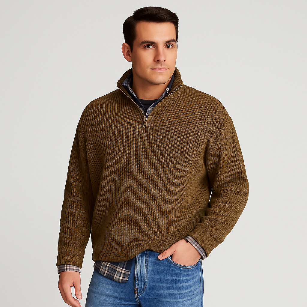 David | Elegante Heren Woltrui voor de Herfst