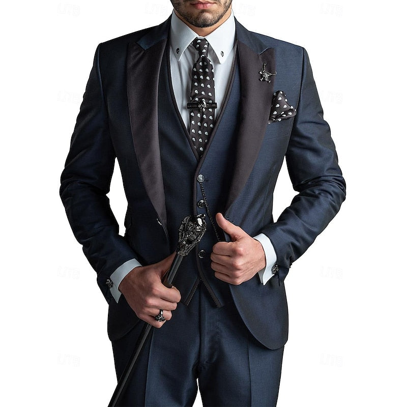 Joost | Stijlvol 3-delig Mannen Ensemble met Blazer, Gilet en Broek