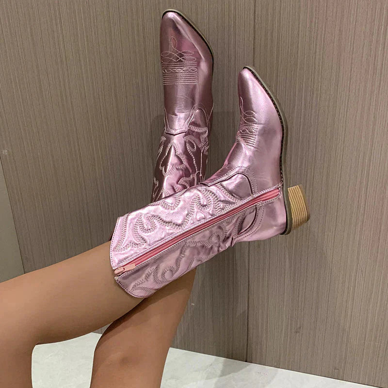 Elegante Dames Cowboylaarzen – Moderne Westerse Stijl met Comfort