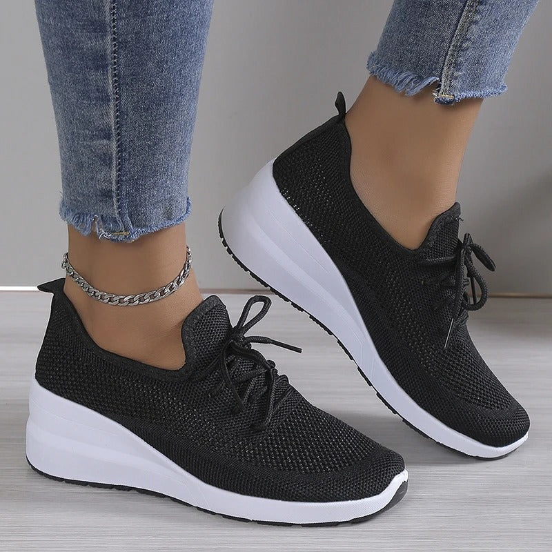Comfortabele Dames Sneakers met Geheugen Schuim - Lichtgewicht Ondersteuning