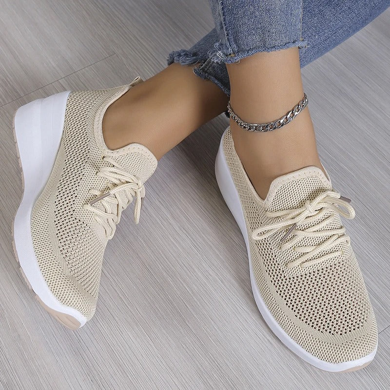 Comfortabele Dames Sneakers met Geheugen Schuim - Lichtgewicht Ondersteuning