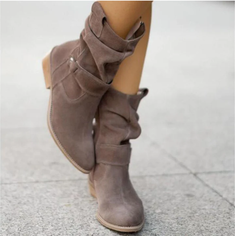 Stijlvolle Dames Enkellaarzen van Suède | Comfortabel & Trendy