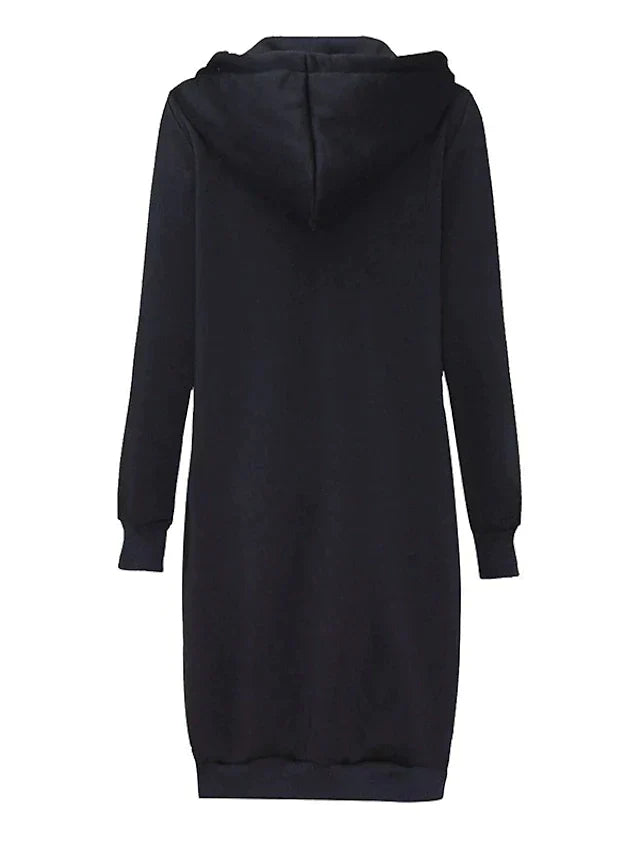 Elly | Stijlvolle Dames Longline Zip Hoodie