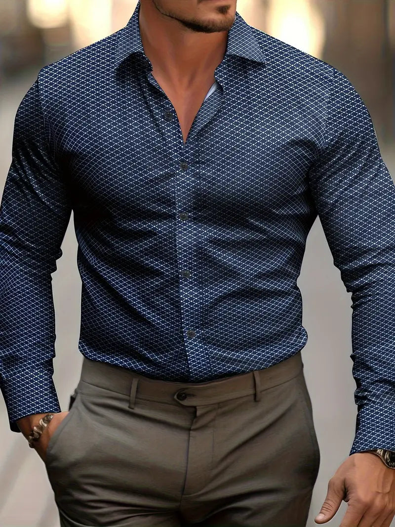 Rut-Jan | Chic Ruitoverhemd voor Mannen met Comfortabele Pasvorm