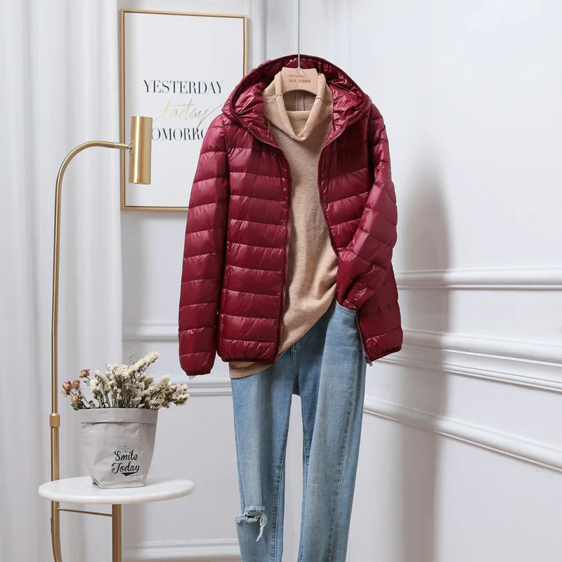 Stijlvolle Dames Puffer Jacket - Lichtgewicht en Waterafstotend