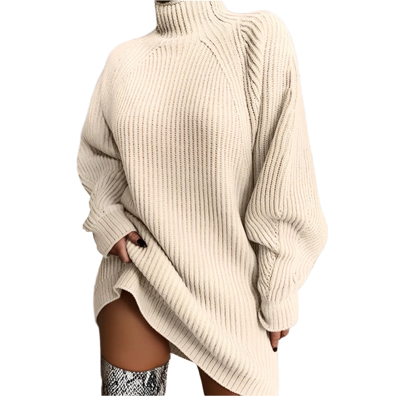 Roos | Stijlvolle Oversized Dames Rollneck Trui