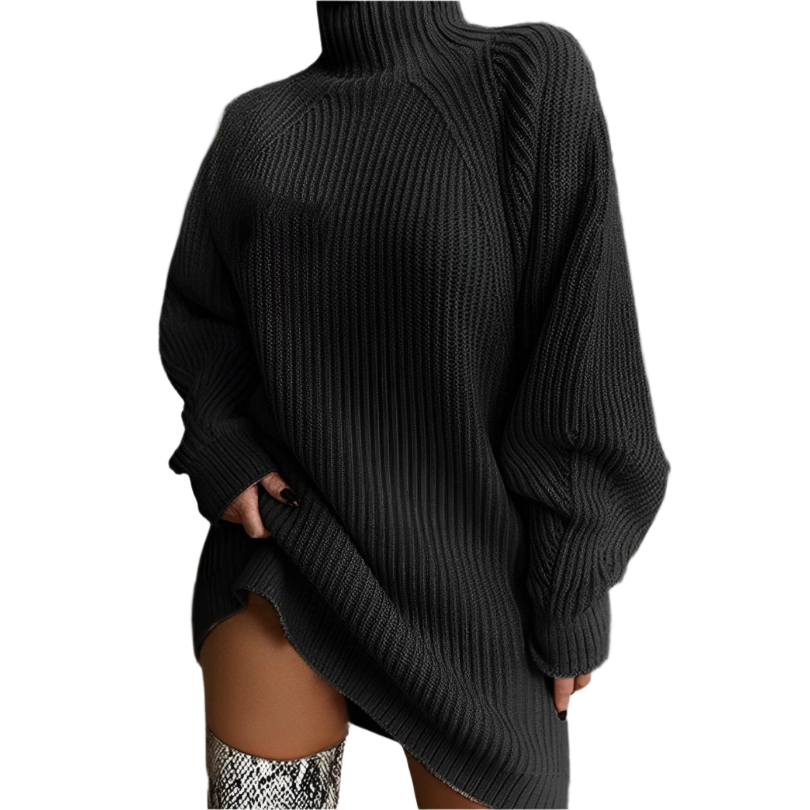 Roos | Stijlvolle Oversized Dames Rollneck Trui