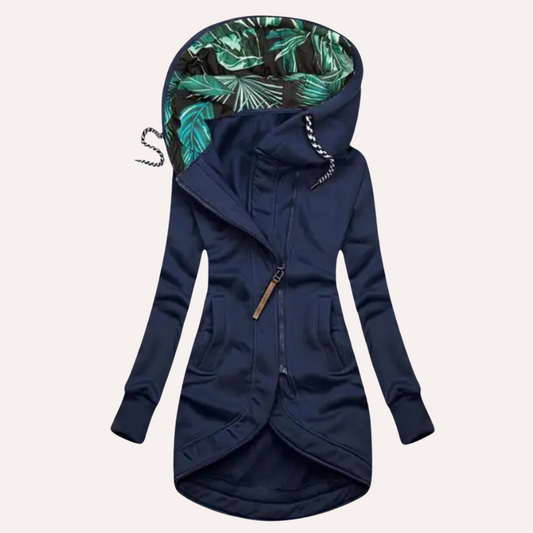 Natasha | Stijlvol Dames Fleece Jack met Comfortabele Capuchon
