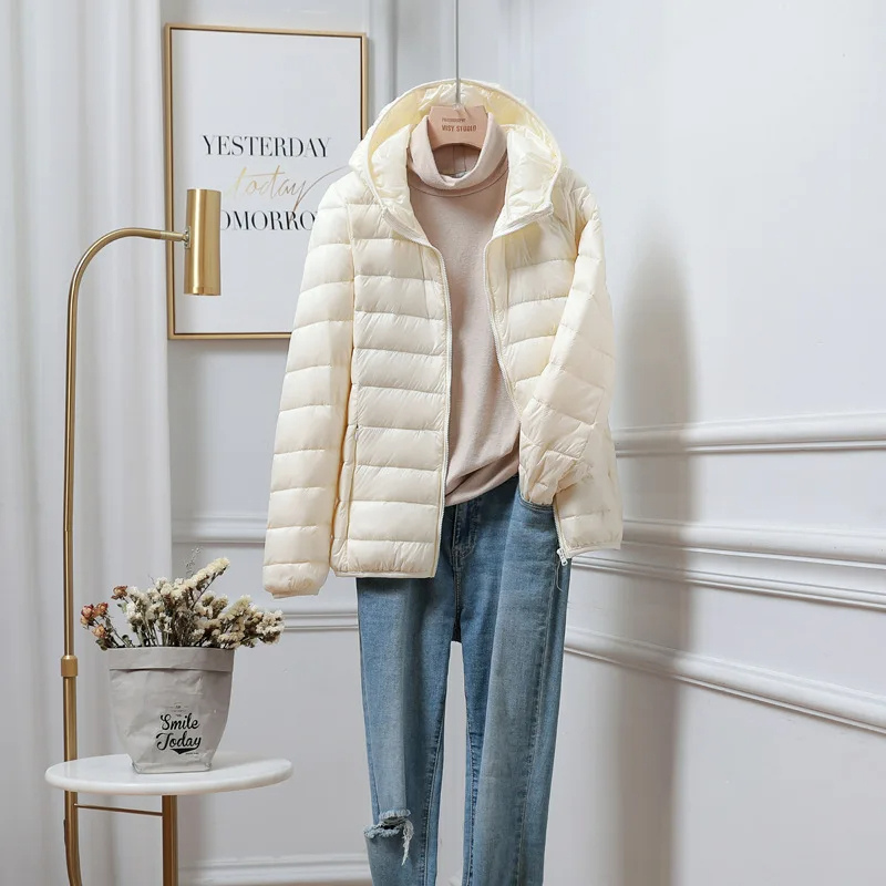 Stijlvolle Dames Puffer Jacket - Lichtgewicht en Waterafstotend