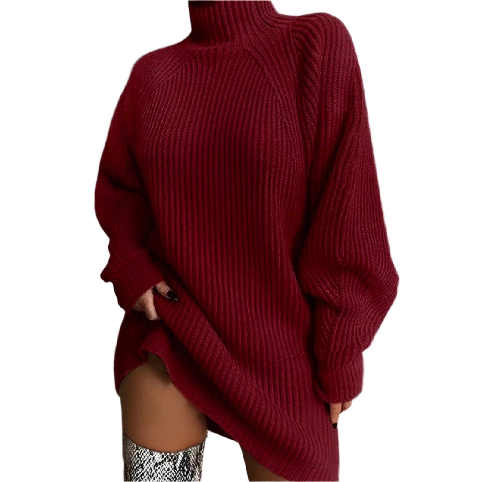 Roos | Stijlvolle Oversized Dames Rollneck Trui