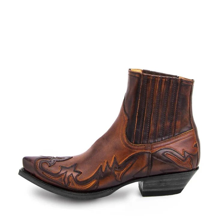 Stijlvolle Leren Cowboylaarzen voor Mannen