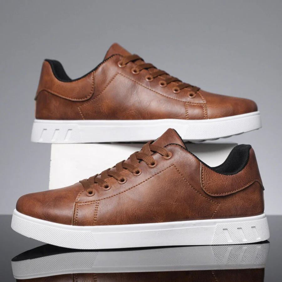 Moderne Leren Sneakers voor Mannen