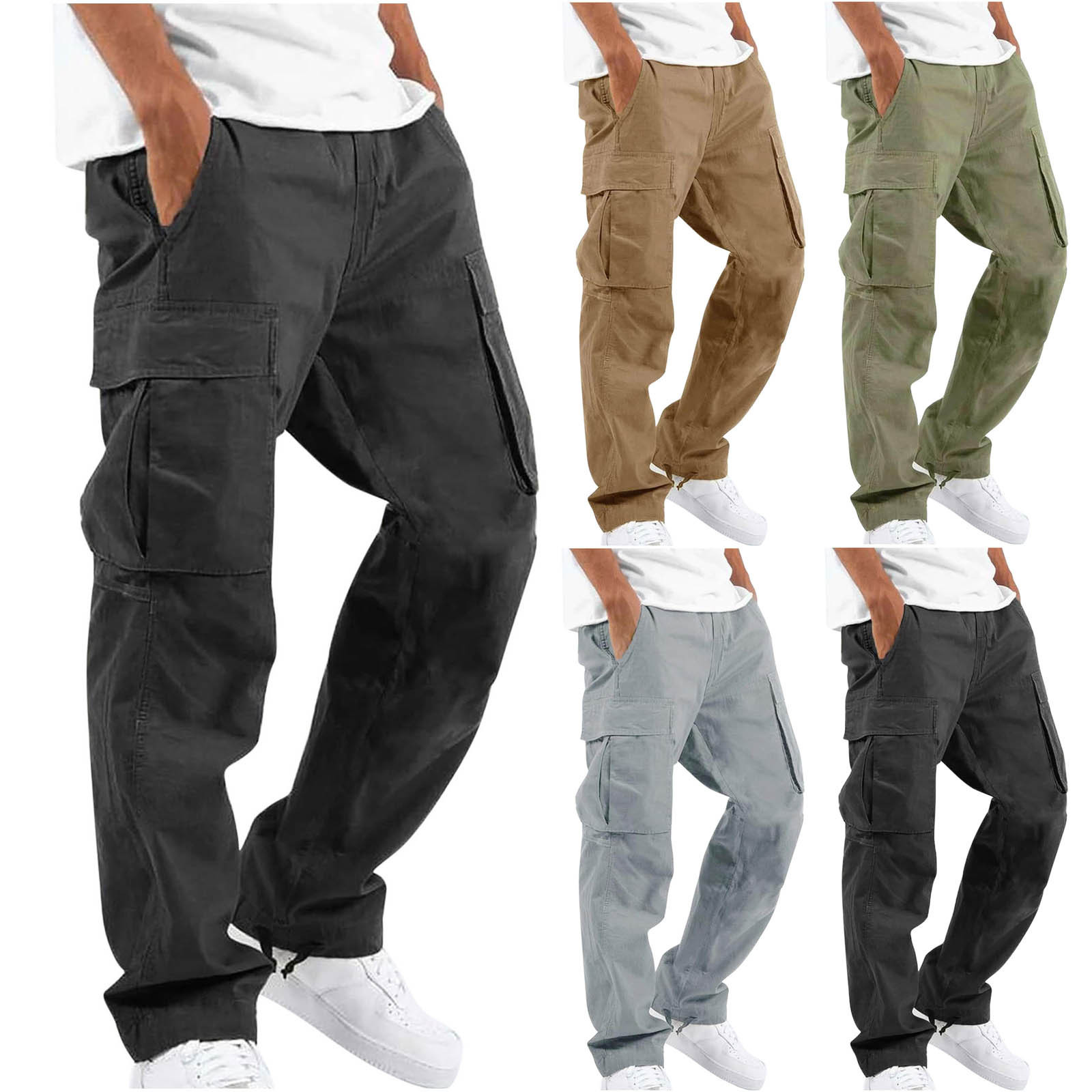 Jan | Stijlvolle Comfort Cargo Broek voor Heren