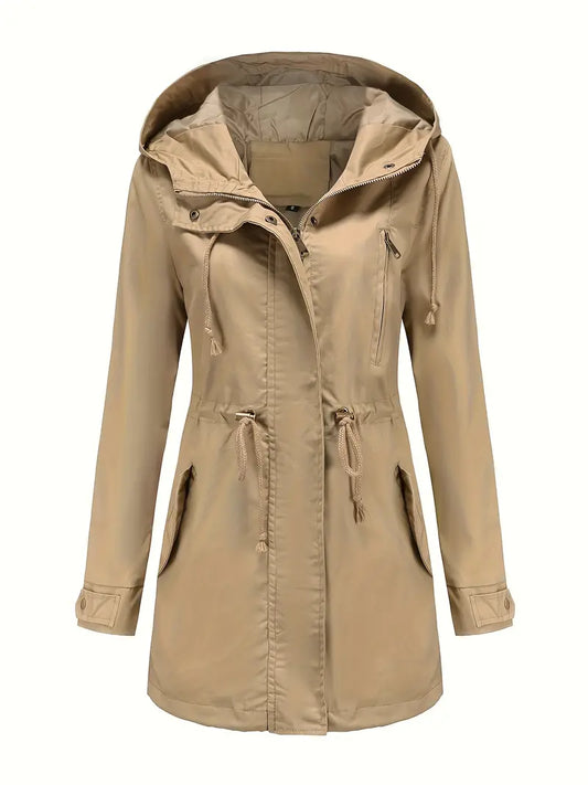 Bettina | Stijlvolle Waterdichte Trenchcoat voor Dames met Capuchon