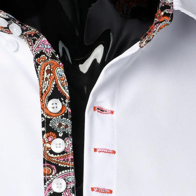 Ruben | Stijlvol Overhemd met Paisley Accent voor Mannen